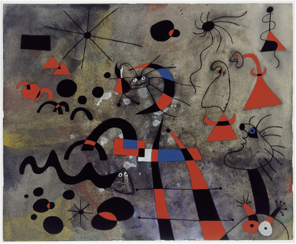 Picture "The Escape Ladder" by Joan Miró